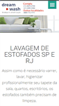 Mobile Screenshot of lavagemdeestofados.com.br