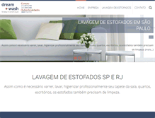 Tablet Screenshot of lavagemdeestofados.com.br